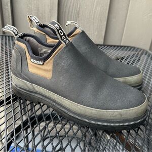 BOGS Tillamook Bay Men's Black and Brown Rain Boots